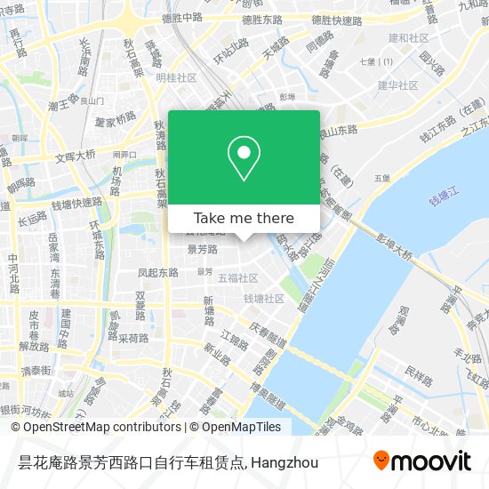 昙花庵路景芳西路口自行车租赁点 map