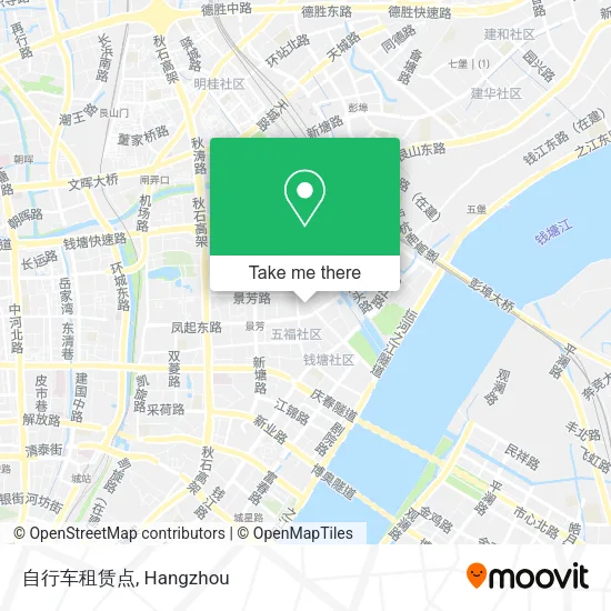 自行车租赁点 map