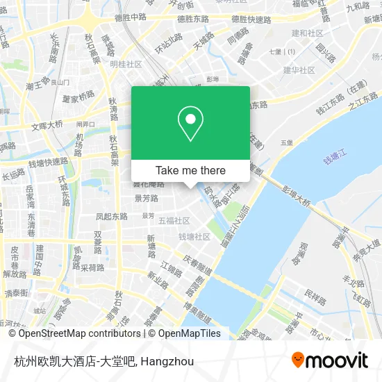 杭州欧凯大酒店-大堂吧 map