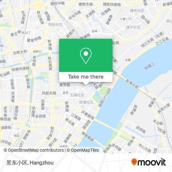 景东小区 map