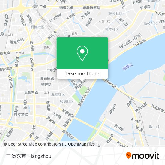 三堡东苑 map