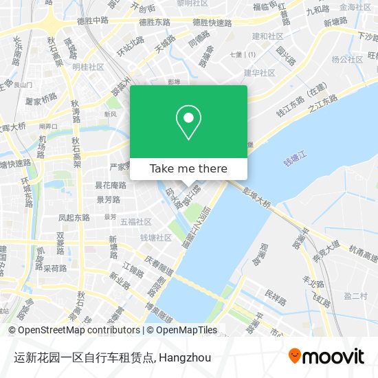 运新花园一区自行车租赁点 map