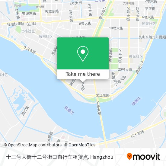 十三号大街十二号街口自行车租赁点 map