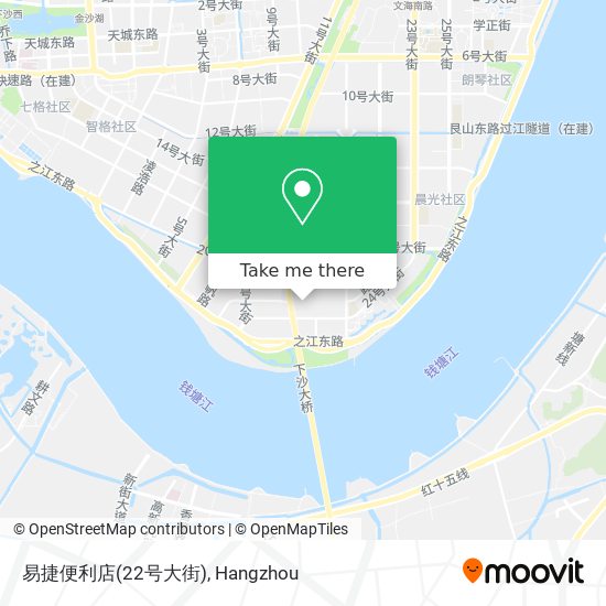易捷便利店(22号大街) map