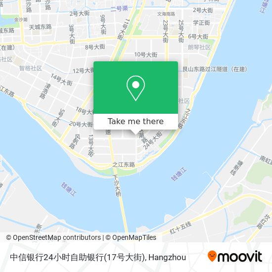 中信银行24小时自助银行(17号大街) map