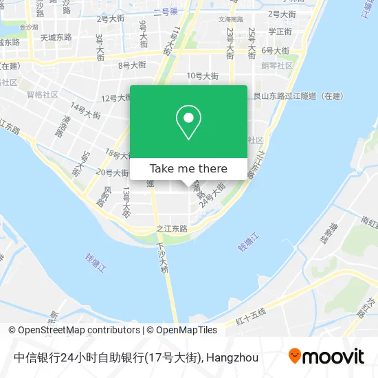 中信银行24小时自助银行(17号大街) map