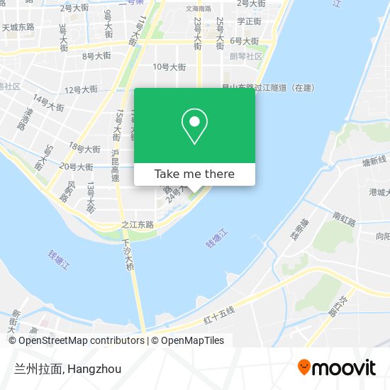 兰州拉面 map