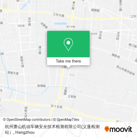 杭州萧山机动车辆安全技术检测有限公司 map