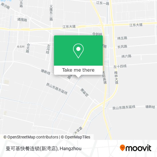 曼可基快餐连锁(新湾店) map