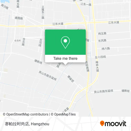 赛帕拉时尚店 map