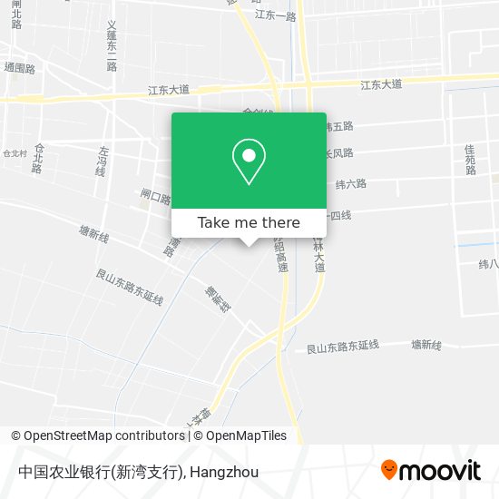 中国农业银行(新湾支行) map