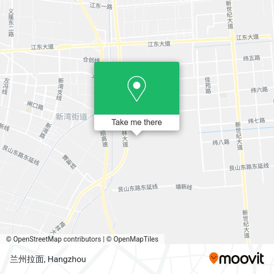 兰州拉面 map