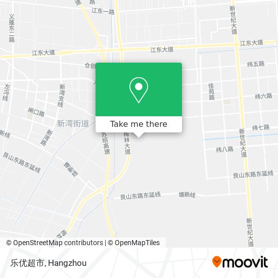 乐优超市 map