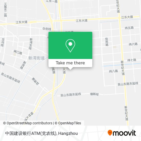 中国建设银行ATM(党农线) map