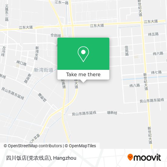 四川饭店(党农线店) map
