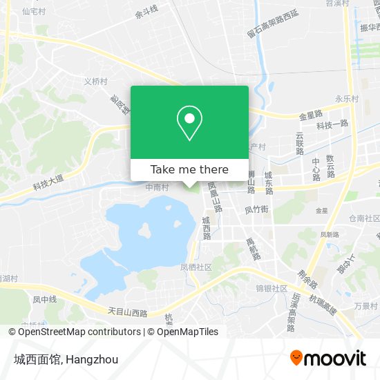 城西面馆 map
