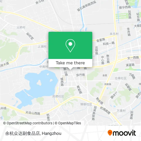 余杭众达副食品店 map