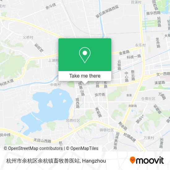 杭州市余杭区余杭镇畜牧兽医站 map