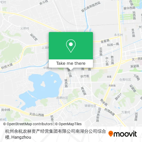 杭州余杭农林资产经营集团有限公司南湖分公司综合楼 map