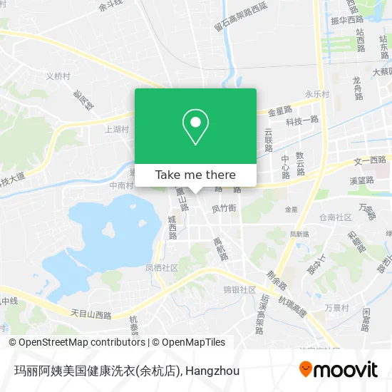 玛丽阿姨美国健康洗衣(余杭店) map