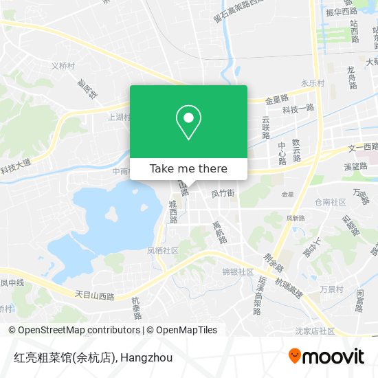 红亮粗菜馆(余杭店) map