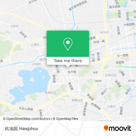杭滋园 map