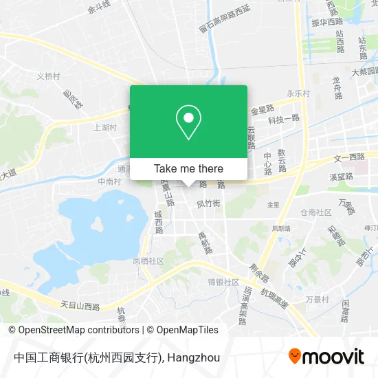 中国工商银行(杭州西园支行) map