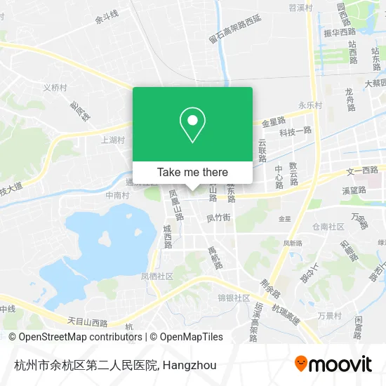 杭州市余杭区第二人民医院 map