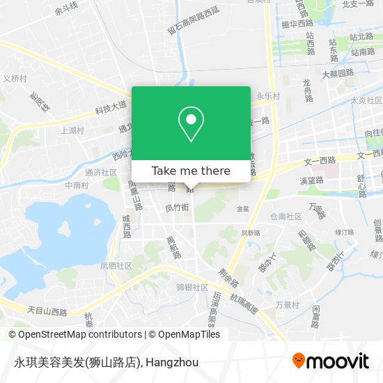 永琪美容美发(狮山路店) map