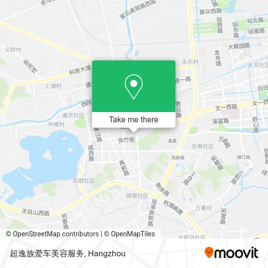 超逸族爱车美容服务 map