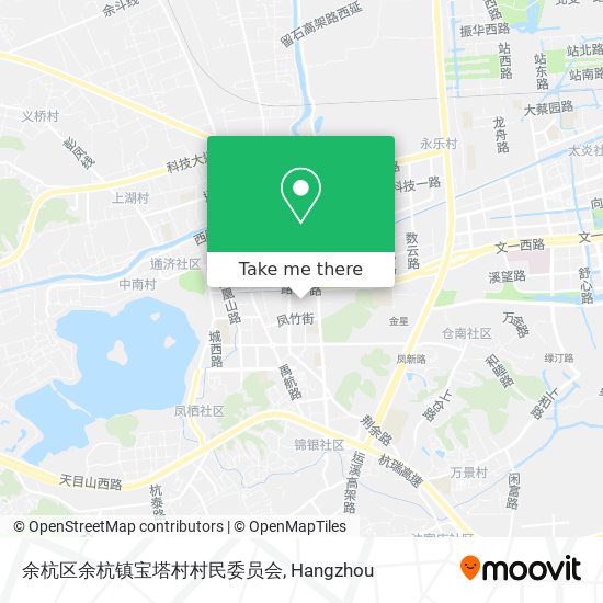 余杭区余杭镇宝塔村村民委员会 map