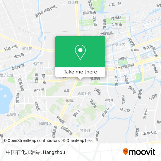中国石化加油站 map