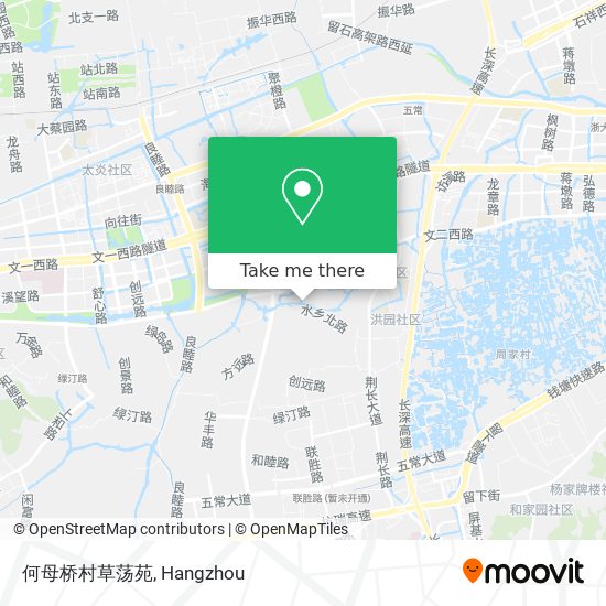 何母桥村草荡苑 map