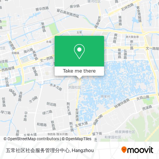 五常社区社会服务管理分中心 map
