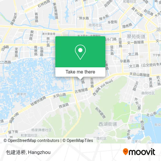 包建港桥 map