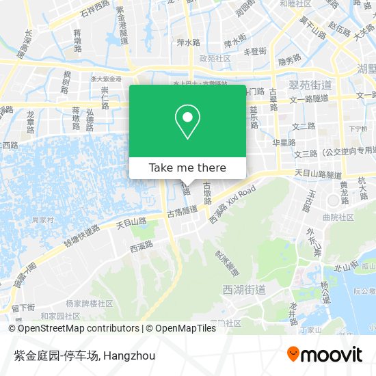 紫金庭园-停车场 map