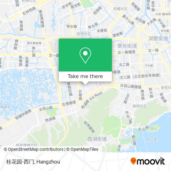桂花园-西门 map