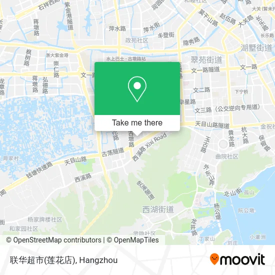 联华超市(莲花店) map