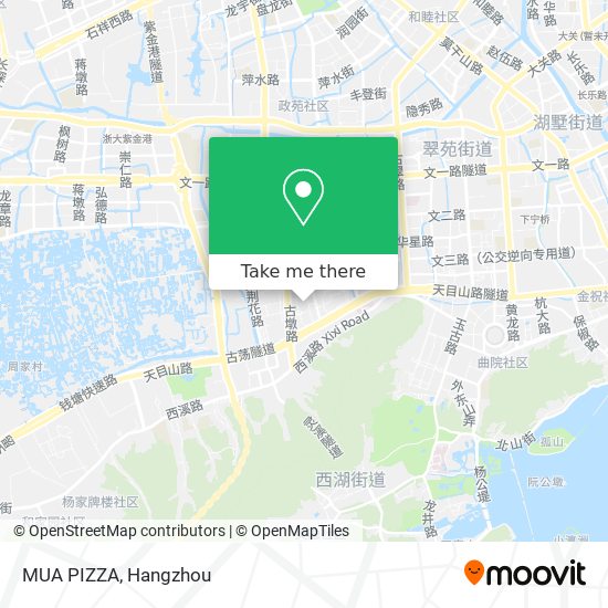 MUA PIZZA map