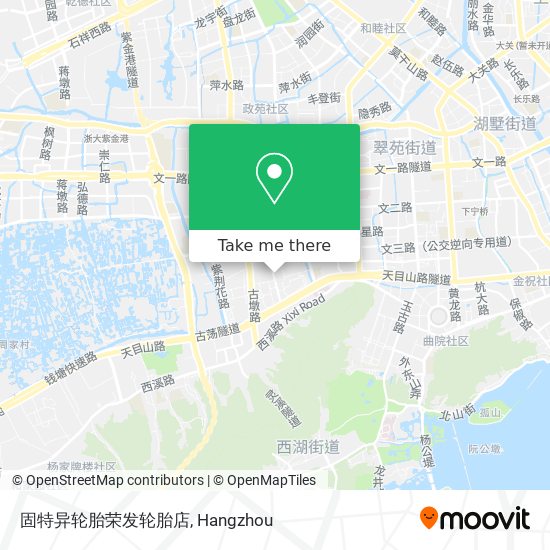 固特异轮胎荣发轮胎店 map