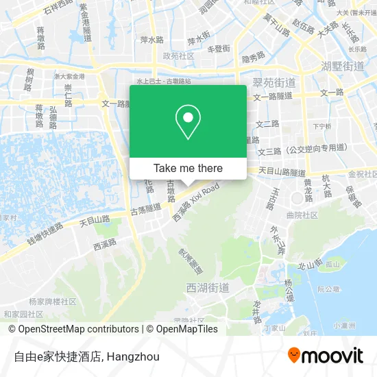 自由e家快捷酒店 map