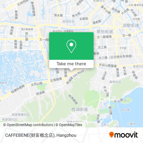 CAFFEBENE(财富概念店) map