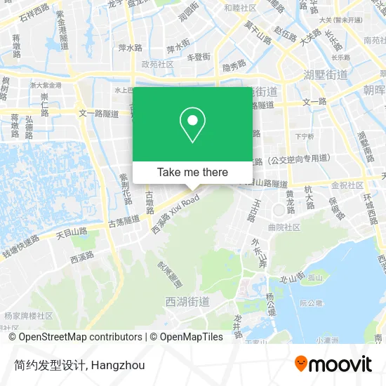 简约发型设计 map