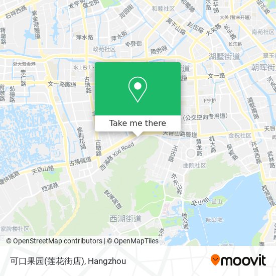 可口果园(莲花街店) map
