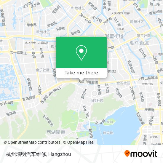 杭州瑞明汽车维修 map