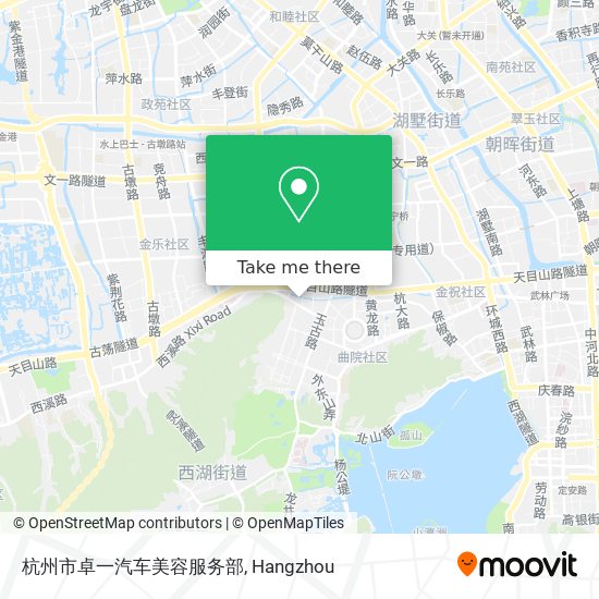杭州市卓一汽车美容服务部 map