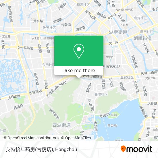 英特怡年药房(古荡店) map