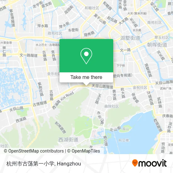杭州市古荡第一小学 map