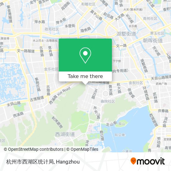 杭州市西湖区统计局 map