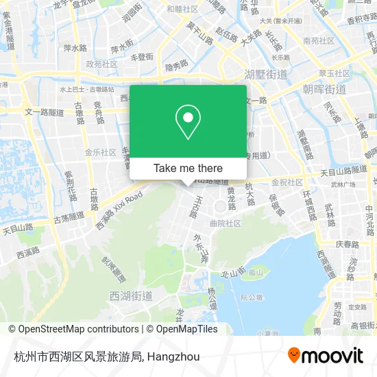 杭州市西湖区风景旅游局 map